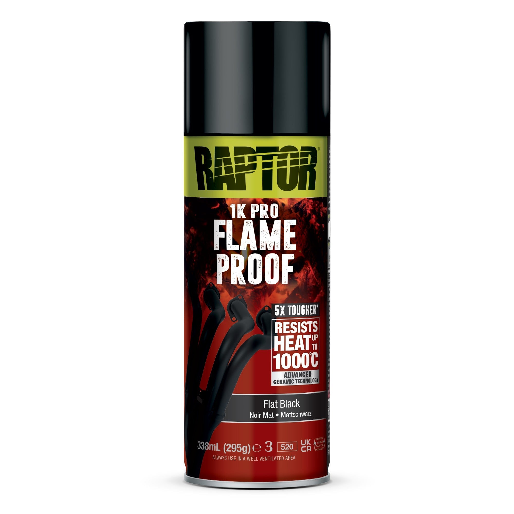 Raptor Liner Flame Proof 1K spuitbus