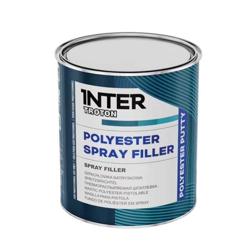 Troton Inter Polyester Spuitplamuur - 1kg